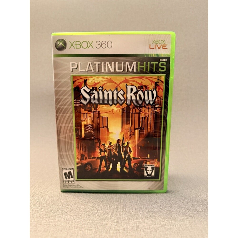 Saints Row Platinum Hits Xbox 360 Game Open World Action